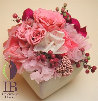 プリザードフラワー　オーダーメイド