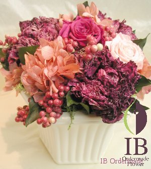 プリザードフラワー オーダーメイド