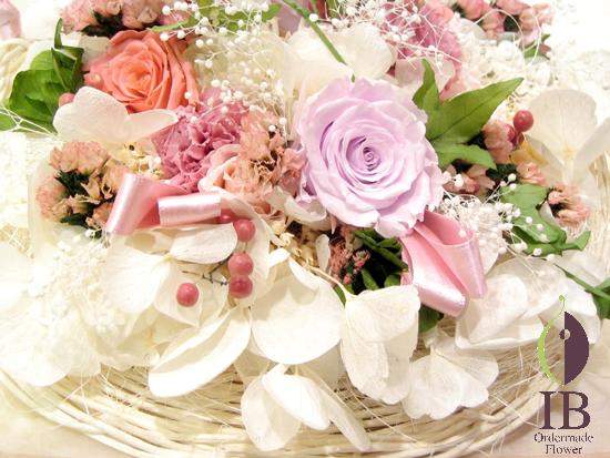 プリザードフラワー　オーダーメイド