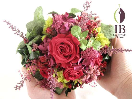 プリザードフラワー　オーダーメイド