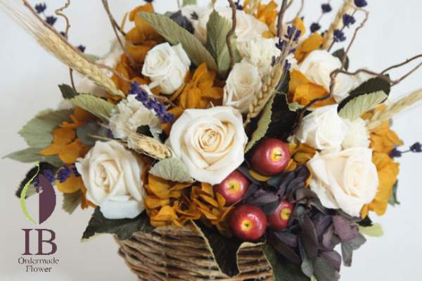 プリザードフラワー　オーダーメイド