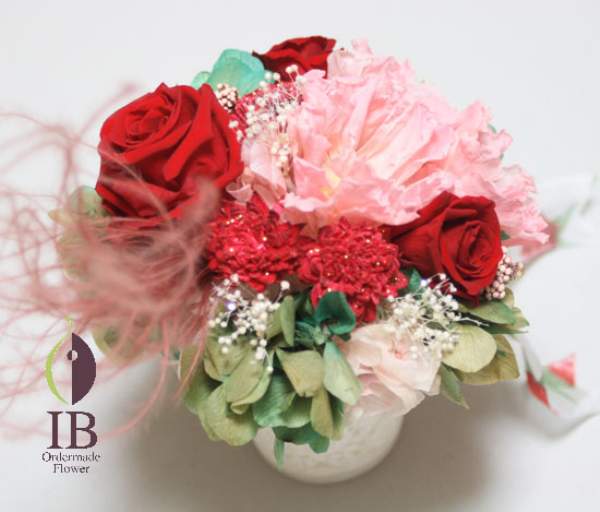 プリザードフラワー　オーダーメイド