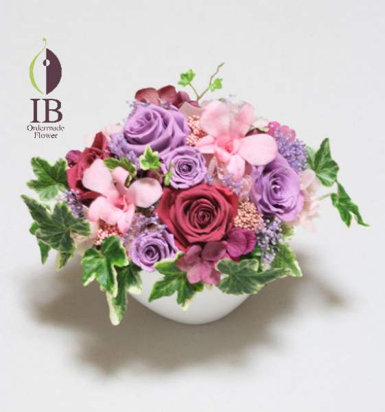 プリザードフラワー　オーダーメイド