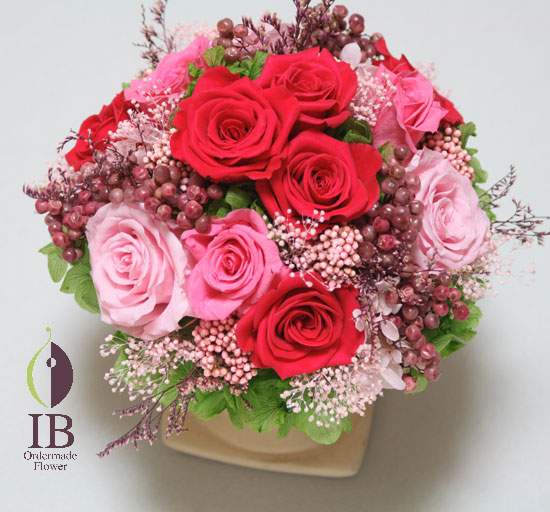 プリザードフラワー　オーダーメイド