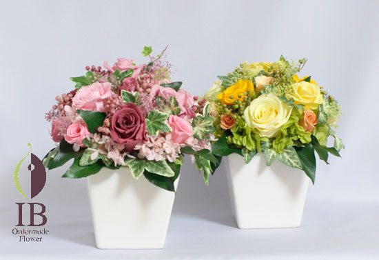 プリザードフラワー　オーダーメイド