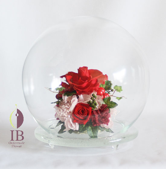 プリザーブドカーネーションクランベリー