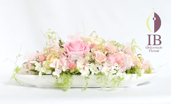 プリザードフラワー　反対側