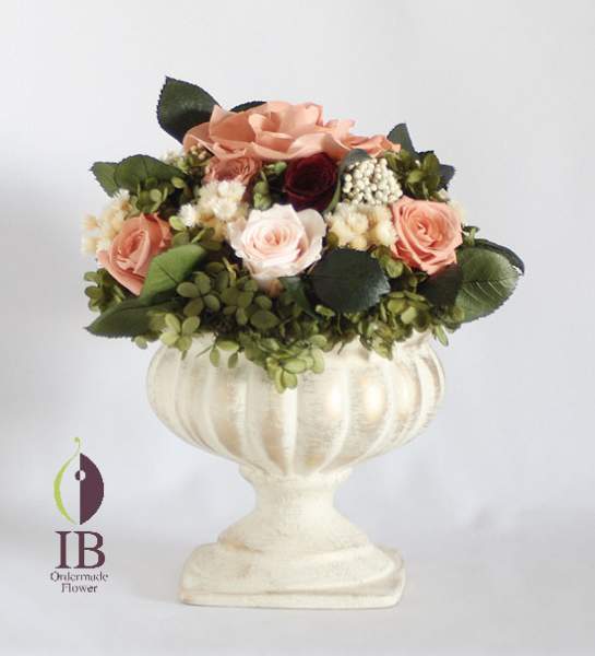 プリザーブドバラ エスプレッソピンク