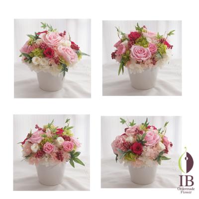 オーダーメイド　ピンクプリザーブド