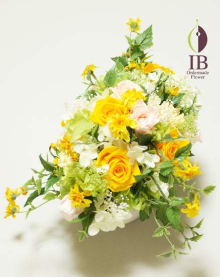 プリザードフラワー カーネーション モーニングイエロー