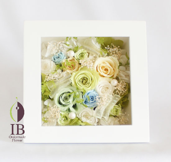 プリザードフラワーバラ ピスタチオ