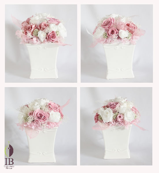 プリザードフラワー オーダーメイド誕生日お祝い