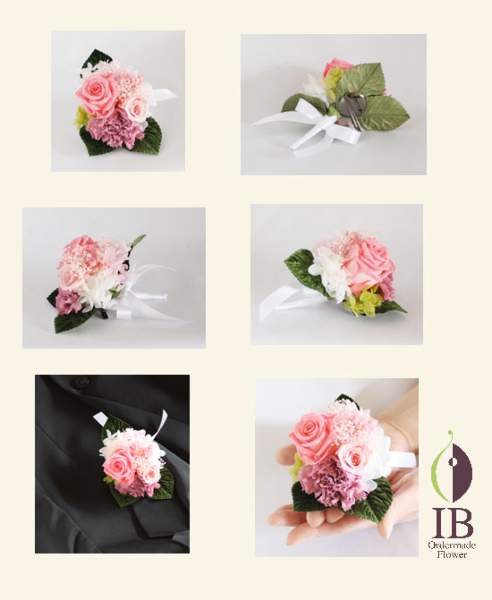 プリザード　ブートニア