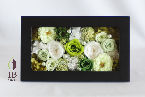 プリザードフラワー　オーダーメイド　男性の方へ　退職記念品