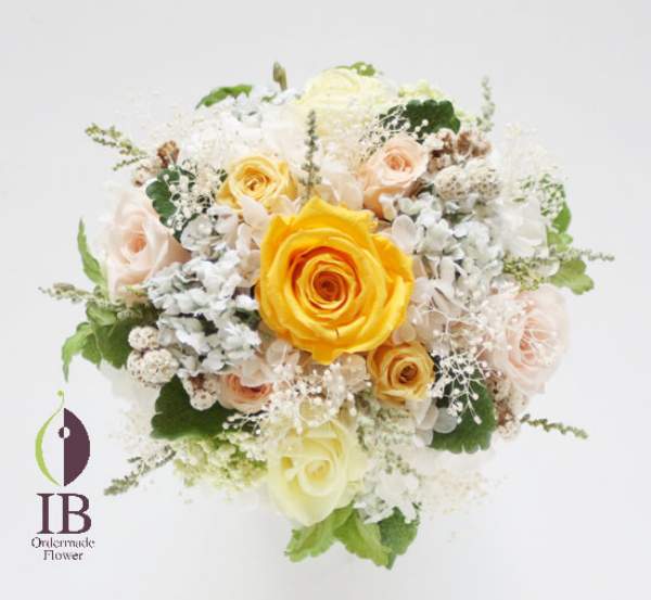 プリザードフラワー オーダーメイド お悔やみのお花