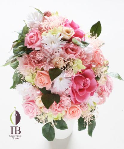 プリザーブドフラワー　カーネーションピンク