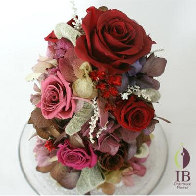 プリザードフラワー 角度いろいろ