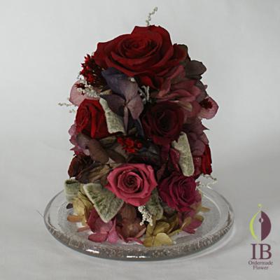 プリザードフラワー 角度いろいろ