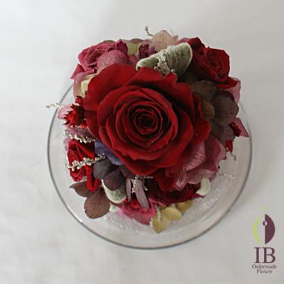 プリザードフラワー 角度いろいろ