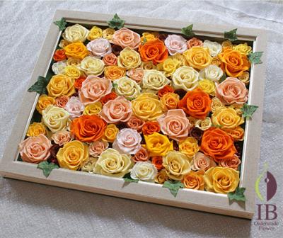 プリザードフラワー　御花アップ