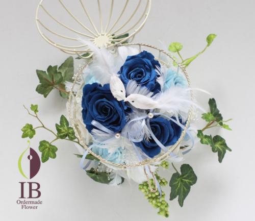 プリザードフラワー オーダーメイド リングピロー