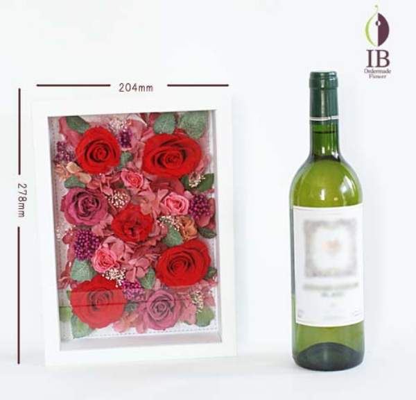 フルワインボトルとの大きさの比較