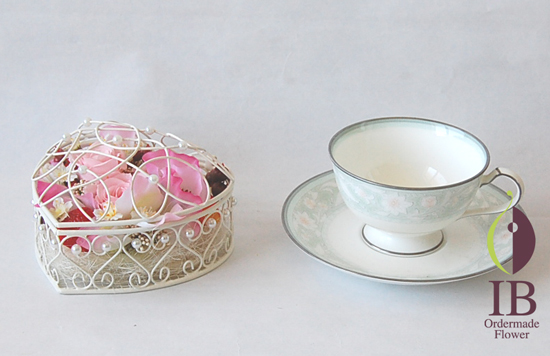 ティーカップとの大きさの比較