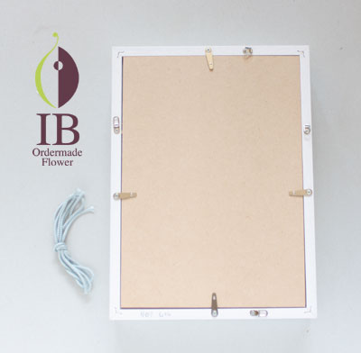 フレーム後ろ側 オーダーメイド フレームのお花