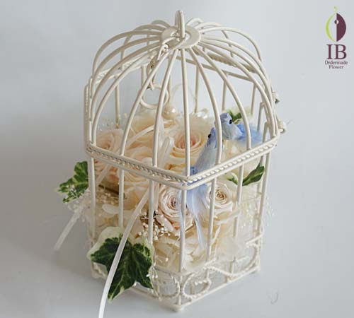 リングピロープリザーブド プリザードフラワーバラ