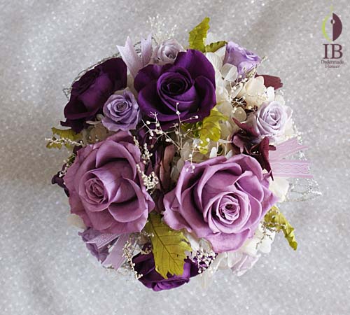 退職御祝のプリザーブド プリザードフラワー オーダーメイド