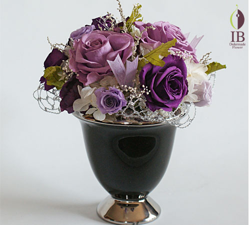 退職御祝プリザーブド プリザードフラワーバラ