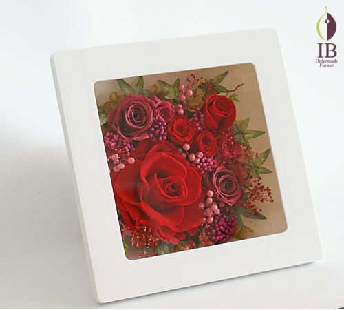 お誕生日のプリザーブド プリザードフラワーバラ