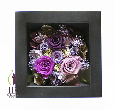 パープルバラ プリザーブド