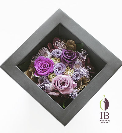 プリザード スイートバイオレット ばら