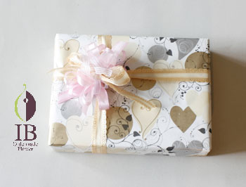 ラッピング 好きです プリザーブド