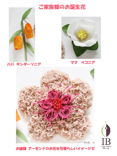 プリザードフラワー 誕生花