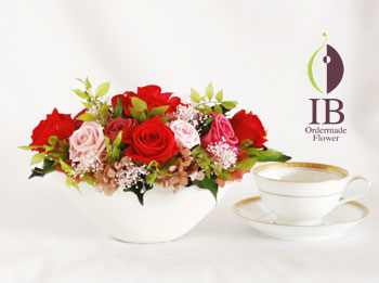 ティーカップとの大きさの比較