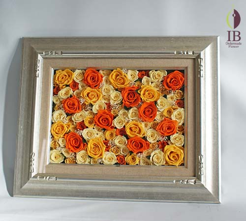 米寿御祝のプリザーブド プリザードフラワー オーダーメイド