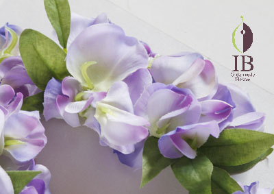 フラワーアレンジ 藤のリース