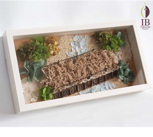 風景をプリザーブドに 風景からのアレンジ