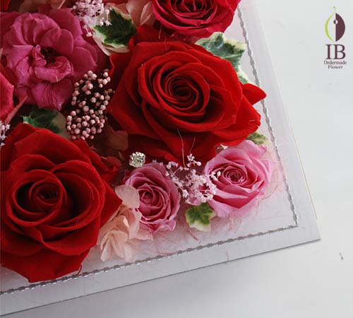 レッドプリザーブド プリザードフラワー