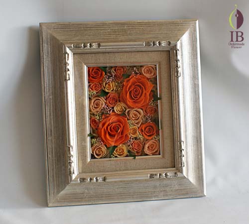 ピーチプリザーブド プリザードフラワー