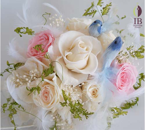 結婚祝いプリザーブド プリザードフラワー