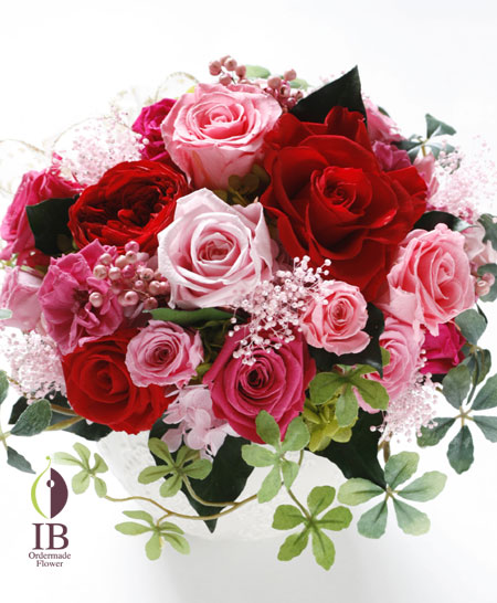 プリザードフラワー バラ アゼリア