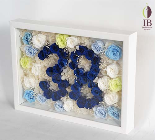 ブループリザーブド プリザードフラワー