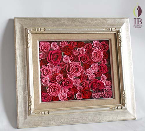 退職御祝プリザーブド プリザードフラワー オーダーメイド