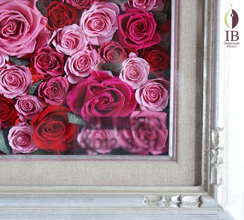 赤御祝プリザーブド プリザードフラワー