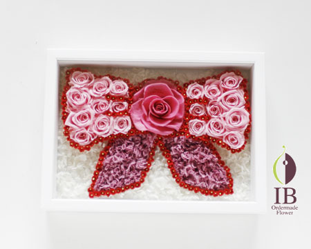 プリザードフラワー バラ ニューヨークピンク