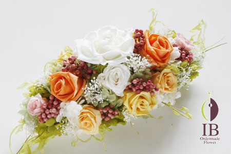 プリザーブドフラワー ソフトイエロー