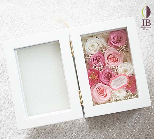 出産御祝プリザーブド プリザードフラワー オーダーメイド